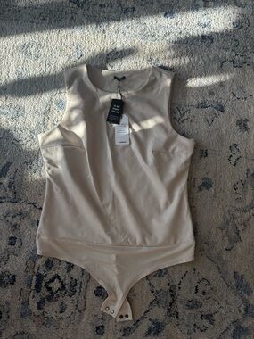Express Beige/Sand Bodycon Dress